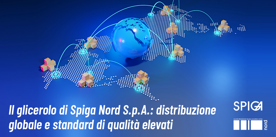 Il glicerolo di Spiga Nord S.p.A.: distribuzione globale e standard di qualità elevati