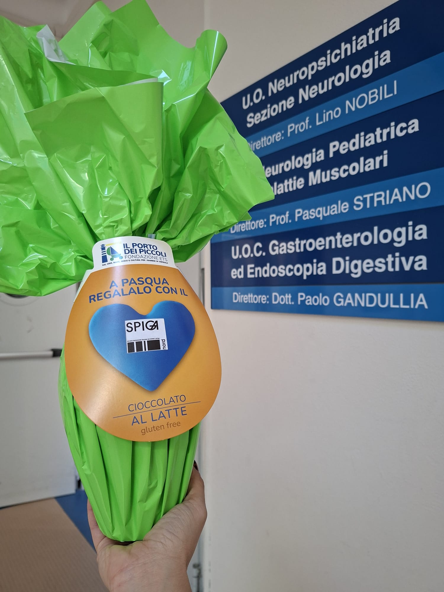Spiga Nord brings a smile to Gaslini children for Easter