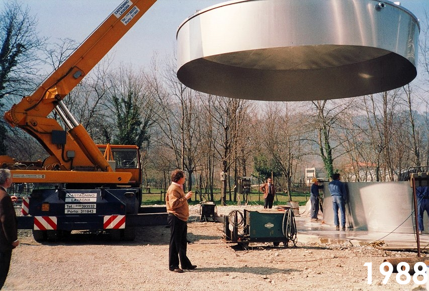Tank 20 installation 1988
