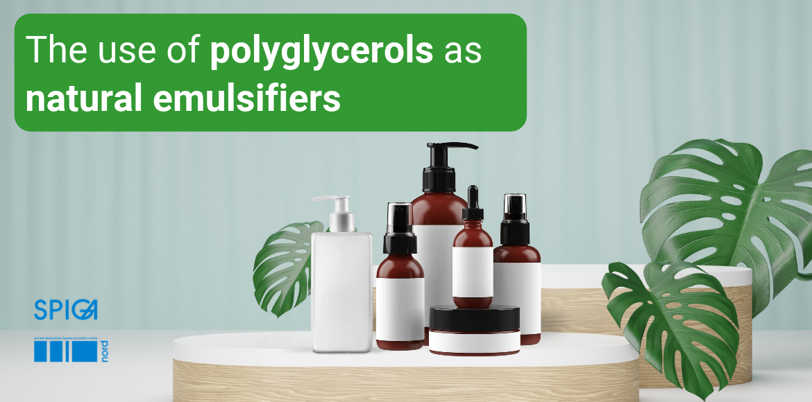 The use of polyglycerols as natural emulsifiers